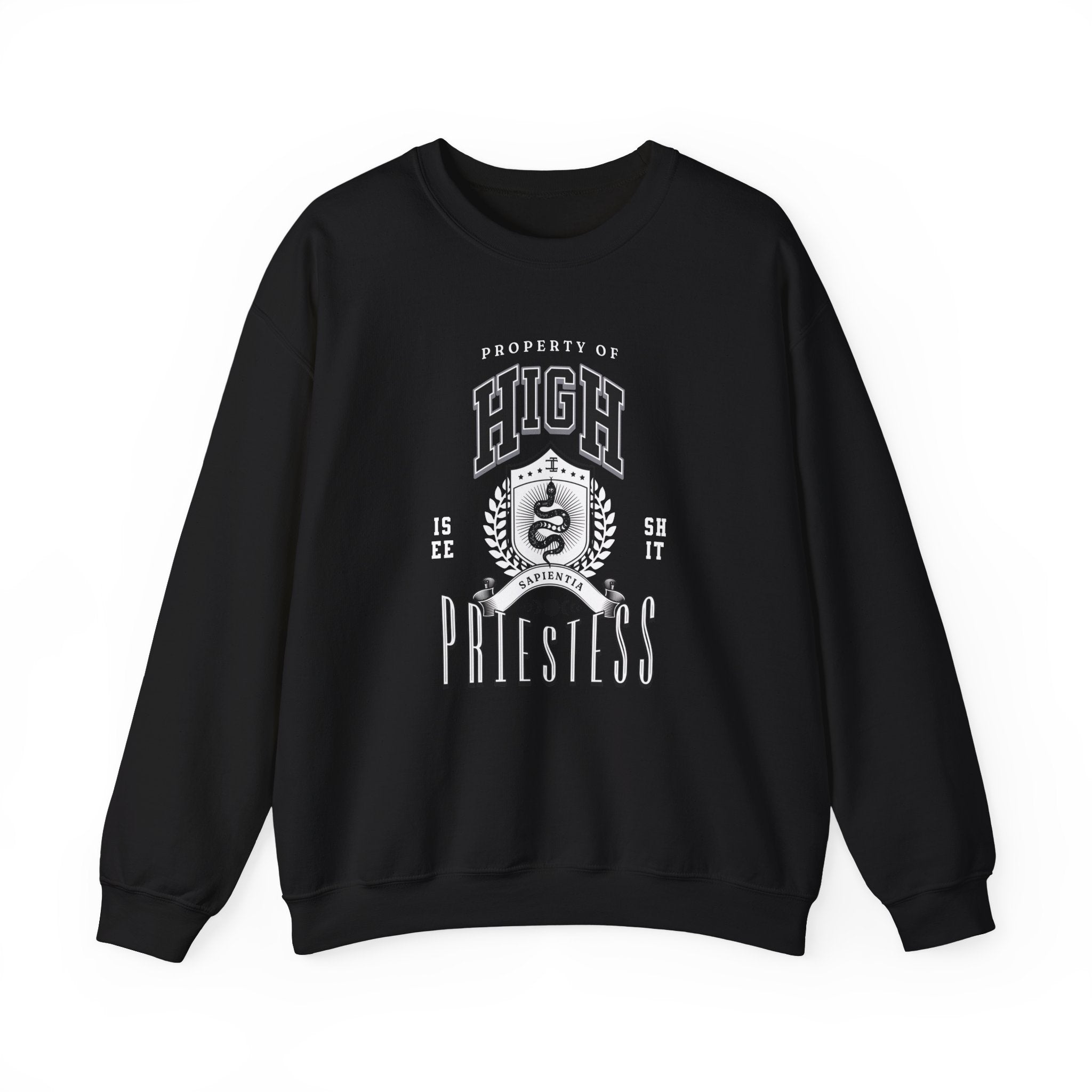 La detresse high priestess offers sweatshirt