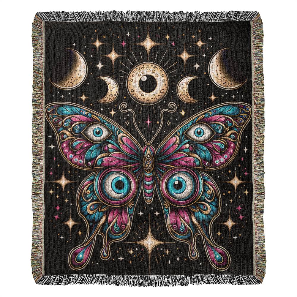 Evil Eye Butterfly Blanket - 01