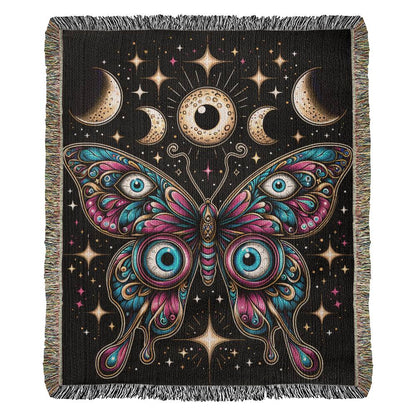 Evil Eye Butterfly Blanket - 01