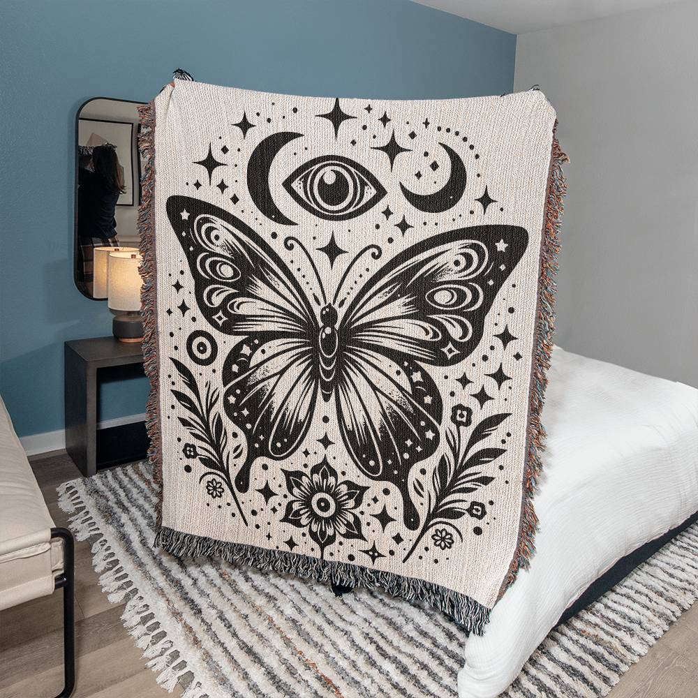 Evil Eye Butterfly Blanket - 03